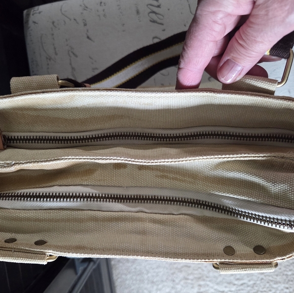 Louis Vuitton Beige Brown Canvas Cruise Line Globe MM Shopper Tote Bag - Picture 12 of 17